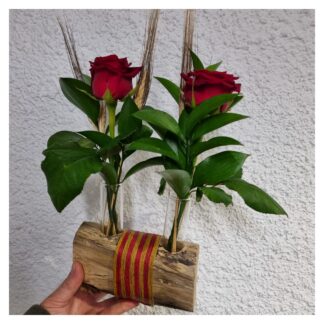 Tronc de 2 roses Sant Jordi