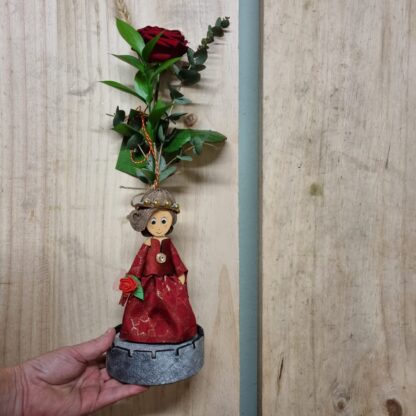 Torre amb princesa, Sant Jordi 2023, Vila-seca, Floristeria Vila-seca, La Pineda, Salou, Cambrils, Tarragona, Reus, Riudoms, Rosas, Rosas Sant Jordi, Roses, Roses Sant Jordi, Catalunya