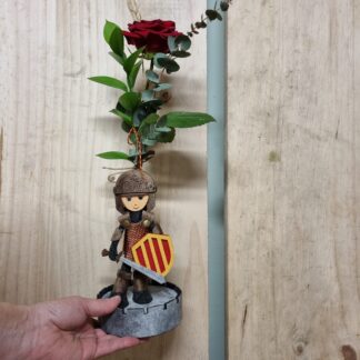 Torre amb príncep, Sant Jordi 2023, Vila-seca, Floristeria Vila-seca, La Pineda, Salou, Cambrils, Tarragona, Reus, Riudoms, Rosas, Rosas Sant Jordi, Roses, Roses Sant Jordi, Catalunya