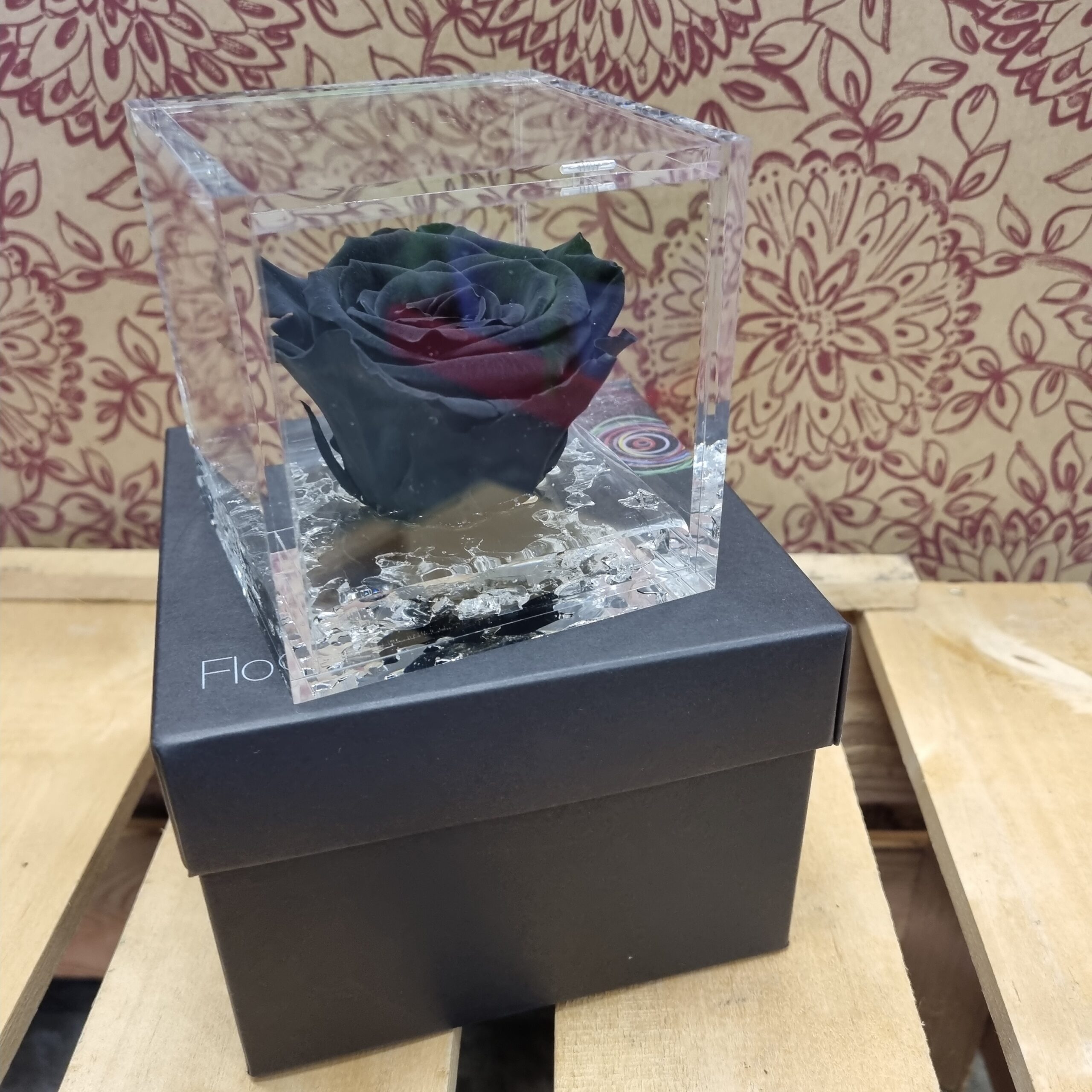 Flower cube Italy, Rosa eterna, Rosa preservada, Rosas con aroma, Roses de Sant Valentí, Rosas de San Valentín, Vila-seca, Floristeria Vila-seca, Floristería Vila-seca