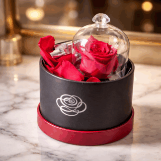 Rosa eterna/preservada PERFUMADA /  CAIXA DE REGALS: ROSA ENCANTADA